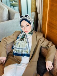 Versace Pamuk İpek Şal 50232 - Lacivert