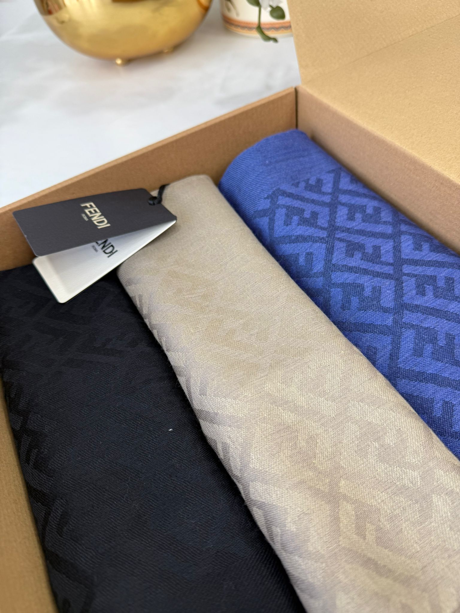 En Çok Satan 3'li Set F Desen A Kalite İthal Yün İpek Şal