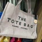 The Tote Bag İthal Timsah Derisi Çanta - Krem