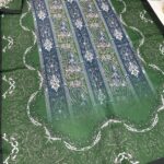 Etro Desen Pamuk İpek Şal 49733 - Haki