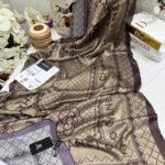 Chanel Çift Taraflı İthal Vual İpel Şal 85651 - Bej