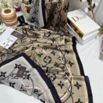 Lv Çift Taraflı İthal Vual İpel Şal 85631 - Vizon