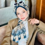 Etnik Etro Desen Pamuk Soft Şal 61534 - Gece Mavisi