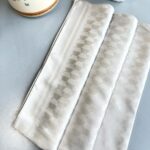 Qoza Desen İpeksi Jakar Şal - Ekru