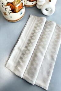 Qoza Desen İpeksi Jakar Şal - Ekru