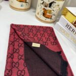 İTHAL A+++ Yün İpek Çift Taraflı Marka Şal 87452 - Bordo