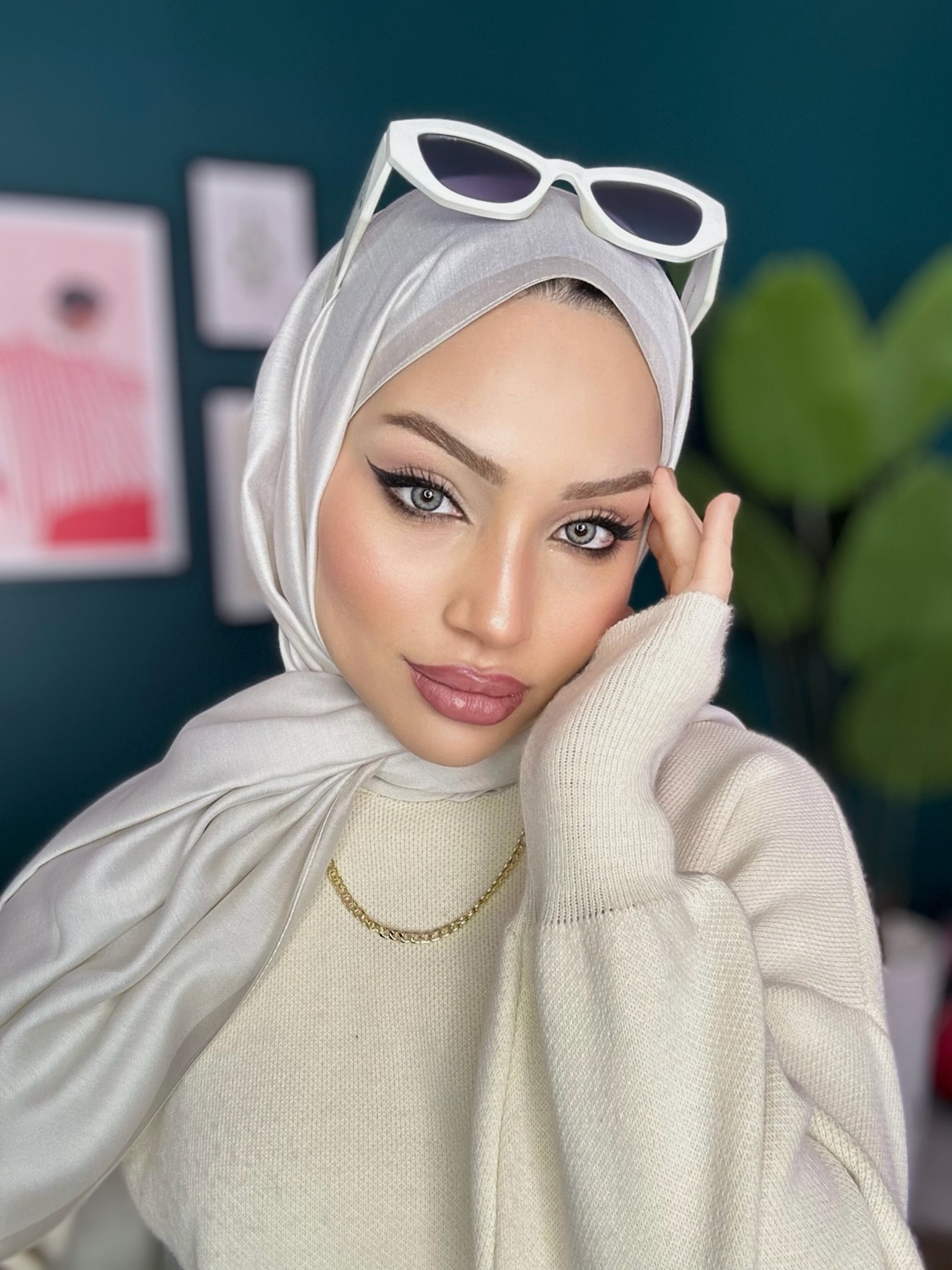 Modal Pamuk İpek Şal 55451 -Taş