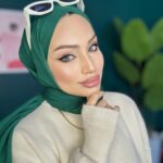 Organic Scarfs Pamuk Kraş Cazz Şal Modeli - Zümrüt