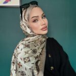 LV Desenli İthal Vual İpek-  Vizon