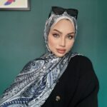 İTHAL ETRO DESEN NEW VUAL İPEK ŞAL 44344 -Mavi