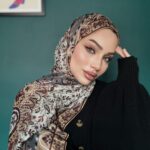 etnik hint deseni pamuk ipek şal -313131   açık sarı/gri