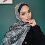 Etro Desen Pamuk İpek Şal 49733 - Siyah