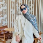 Burberry Çift Taraflı İthal Vual İpel Şal 78631 -  Buz Mavisi - Siyah