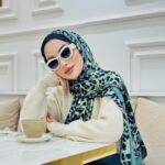 Hermes Leopar Çift Taradlı Vual İpek Şal 11143 - Mint