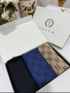 En Çok Satan 3'Lü G Desen Çift Taraflı Kaşmir İpek Şal