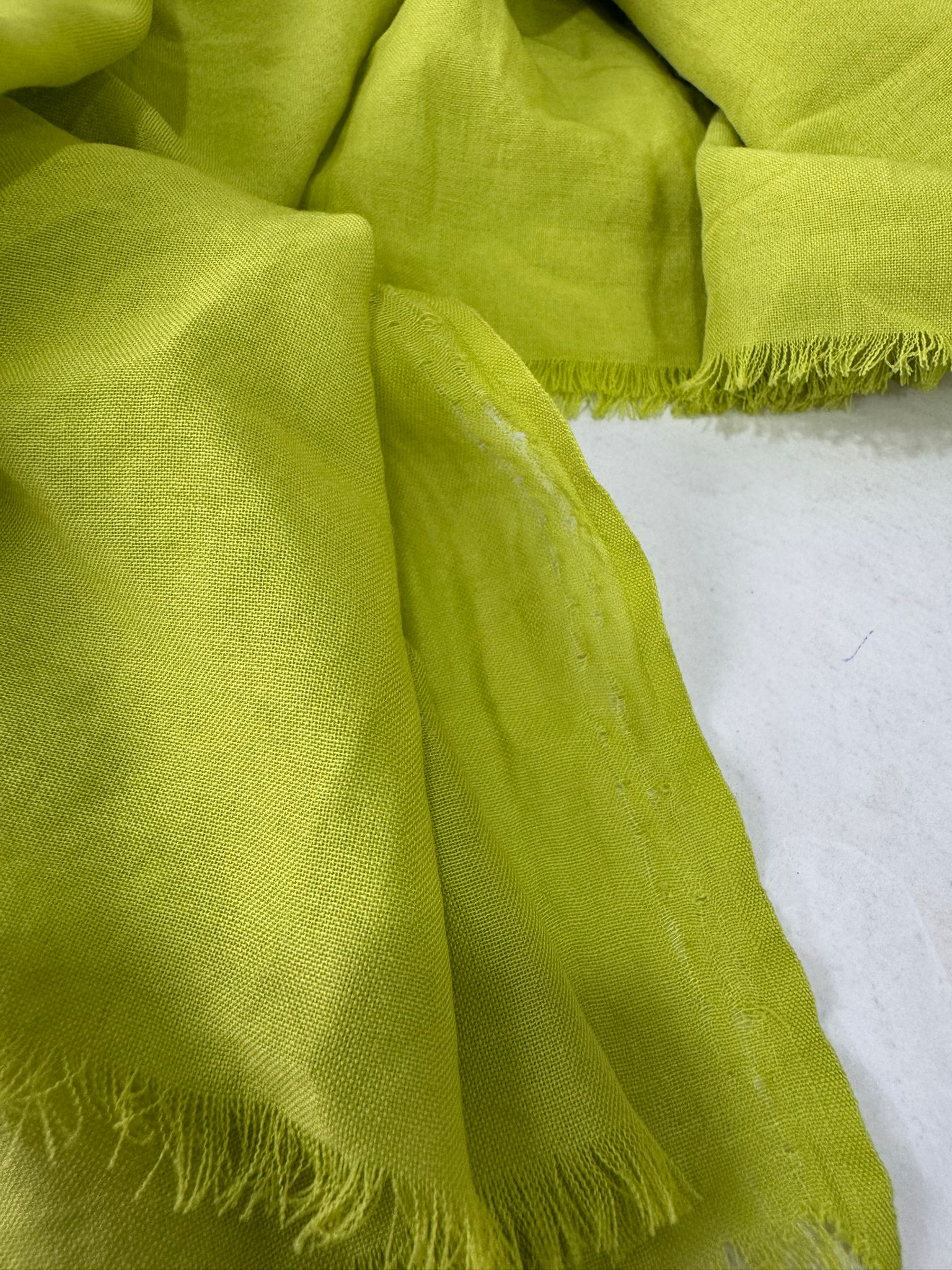 Rami Pamuk Şal  741074 -  Fıstık yeşili - Görsel 3