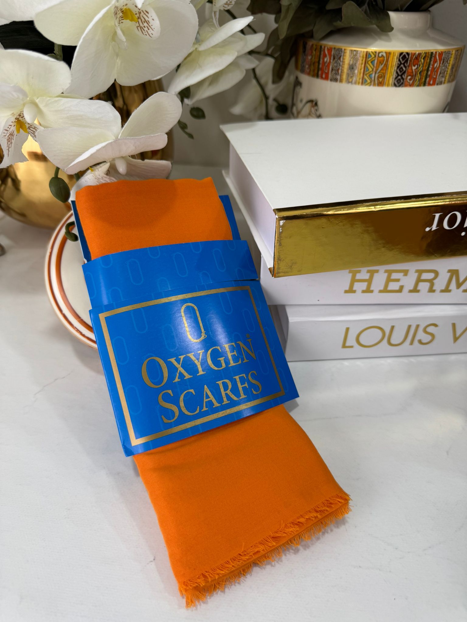 Rami Pamuk Şal  741074 - Portakal