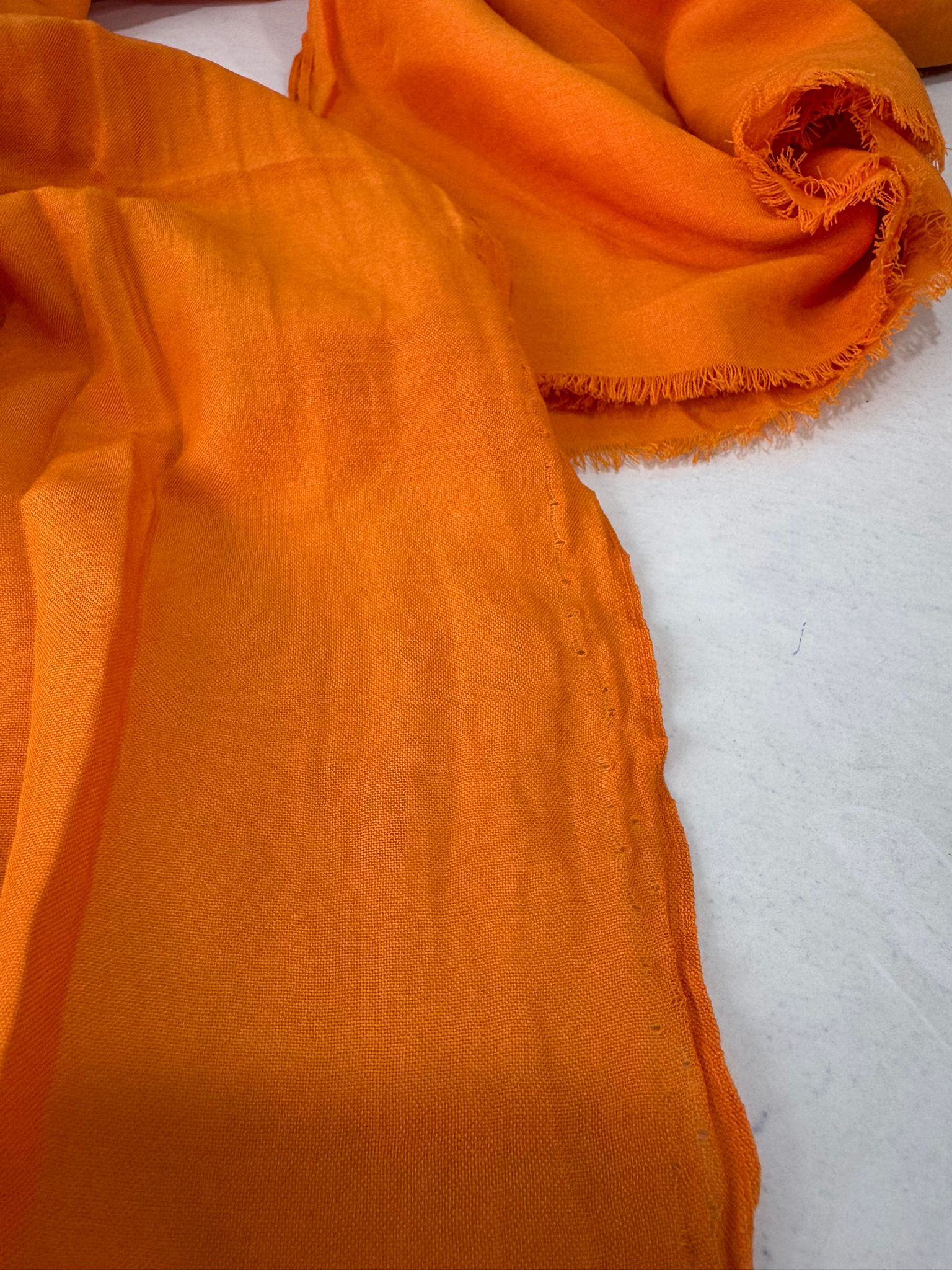 Rami Pamuk Şal  741074 - Portakal - Görsel 3