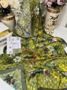 İtal Çiftaraflı vual ipek  23561  -haki/yağ yeşili