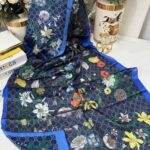 İtal Çiftaraflı vual ipek  23561  - gece mavisi/ lacivert