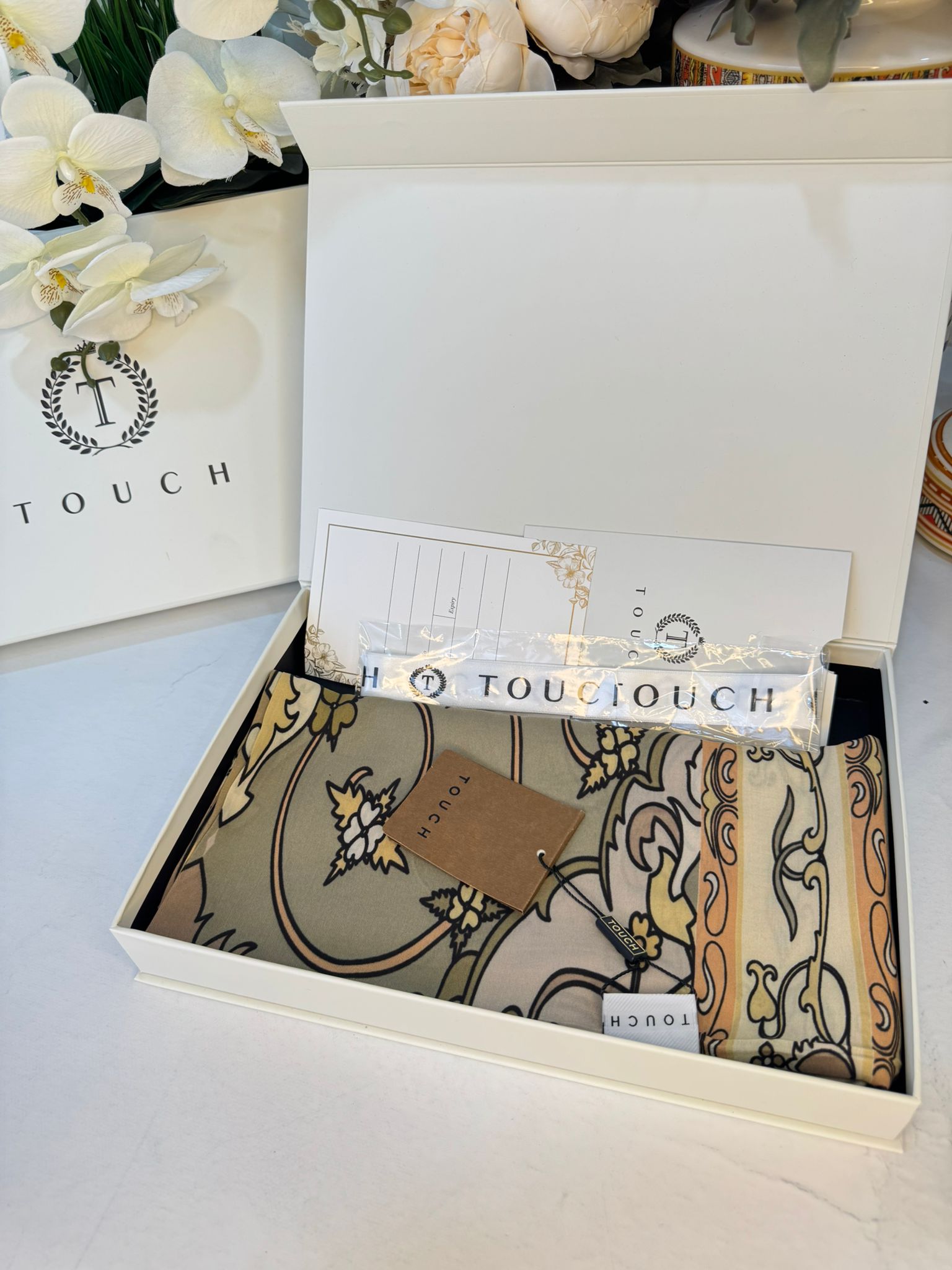 Touch İthal İberya Işığı Pamuk İpek Şal 63455 - Camel - Görsel 3