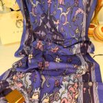 Touch İthal İberya Işığı Pamuk İpek Şal 63455 - Morcivert