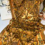 Touch İthal İberya Işığı Pamuk İpek Şal 63455 - Camel/Turuncu