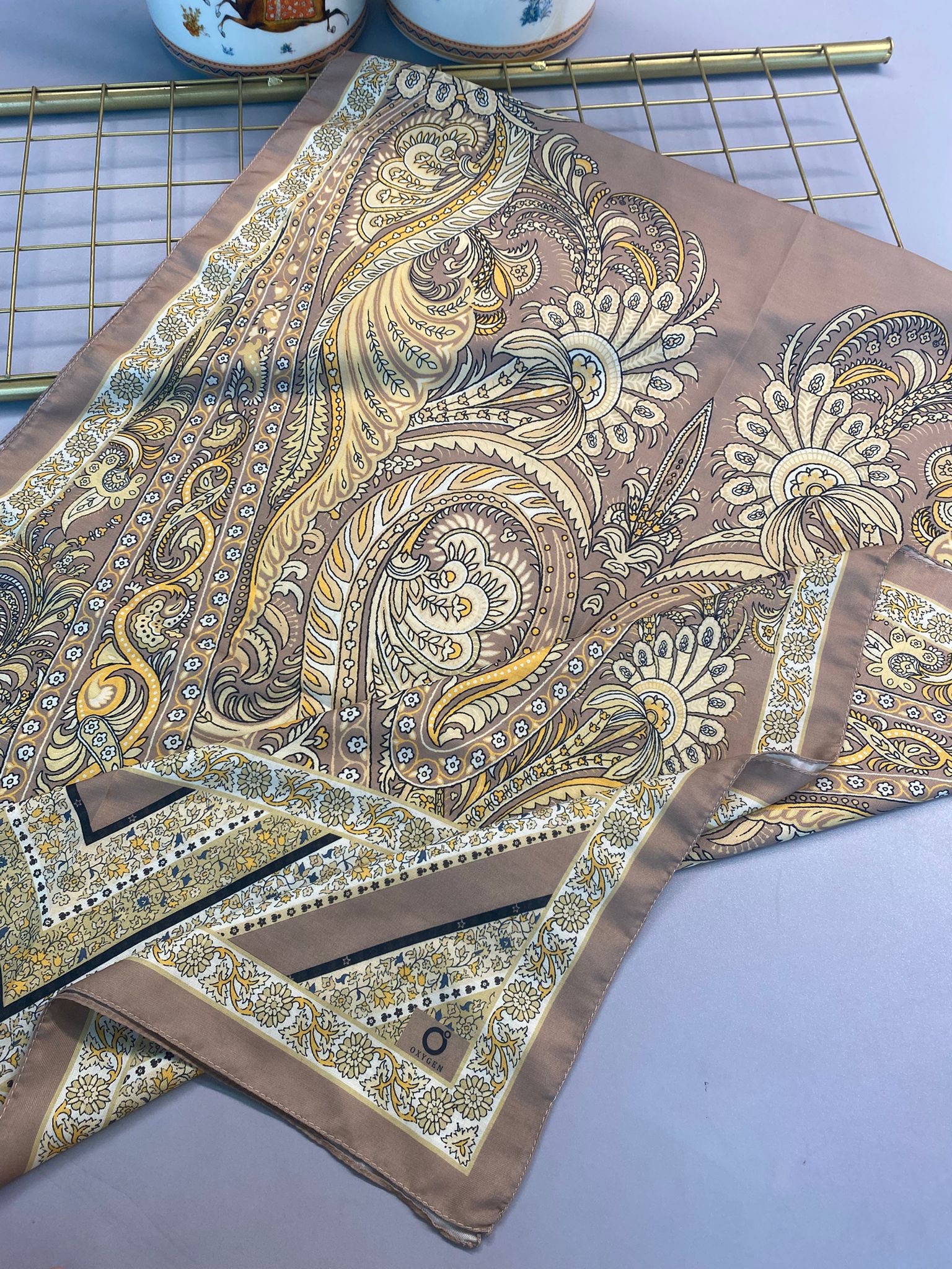 Etro Desen New Pamuk Soft Şal 23012 - Gün Işığı - Görsel 2