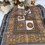 Versace Pamuk İpek Şal -Vizon