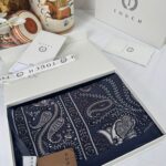 Touch İthal Etnik Desen Pamuk İpek Şal- 99770 -  Antrasit