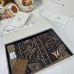 Touch İthal Etnik Desen Pamuk İpek Şal- 99770 -  Vizon