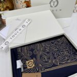 Touch İthal Etnik Desen Pamuk İpek Şal 63459- Vizon