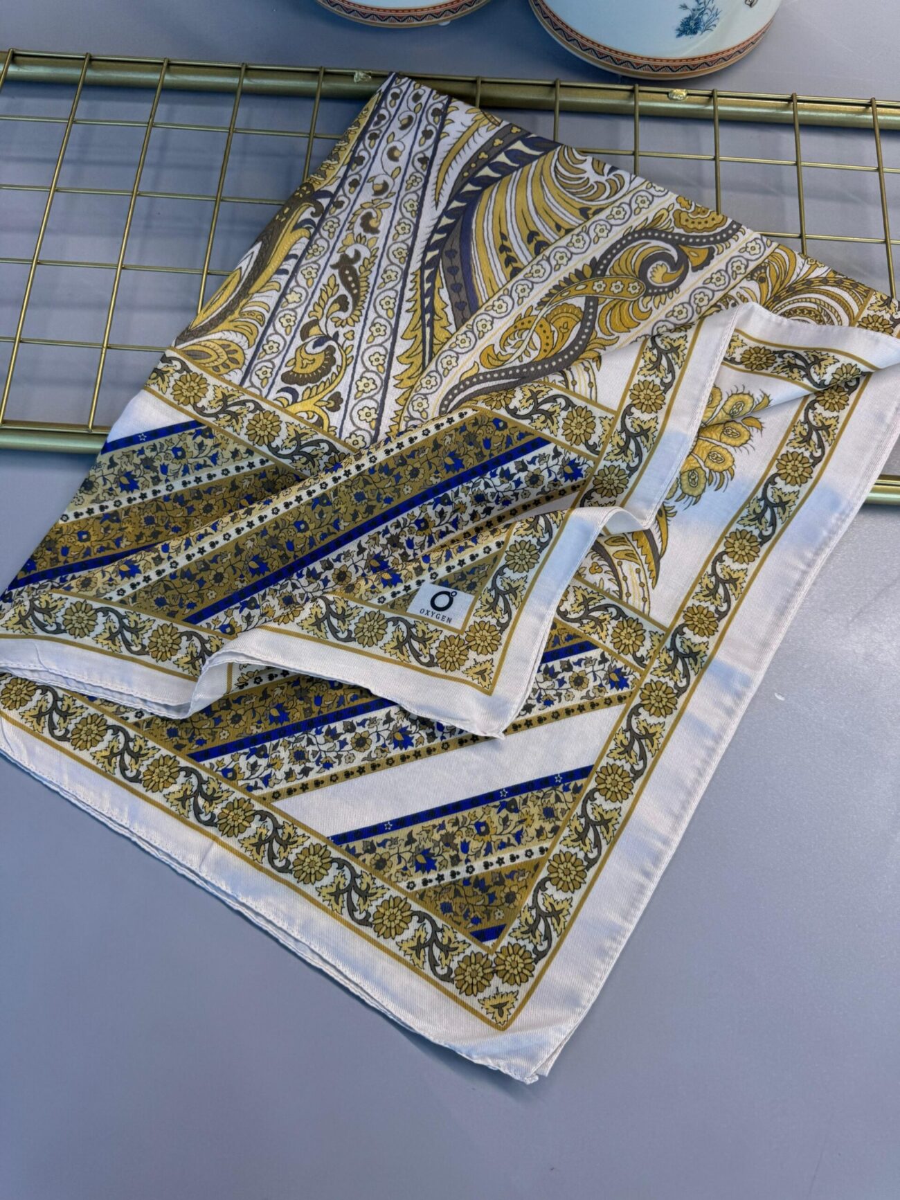 Etro Desen New Pamuk Soft Şal 23012 - Vizon - Görsel 2