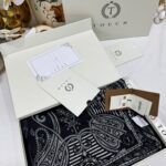 Touch İthal Etnik Desen Yün İpek Şal- 34880 - Siyah
