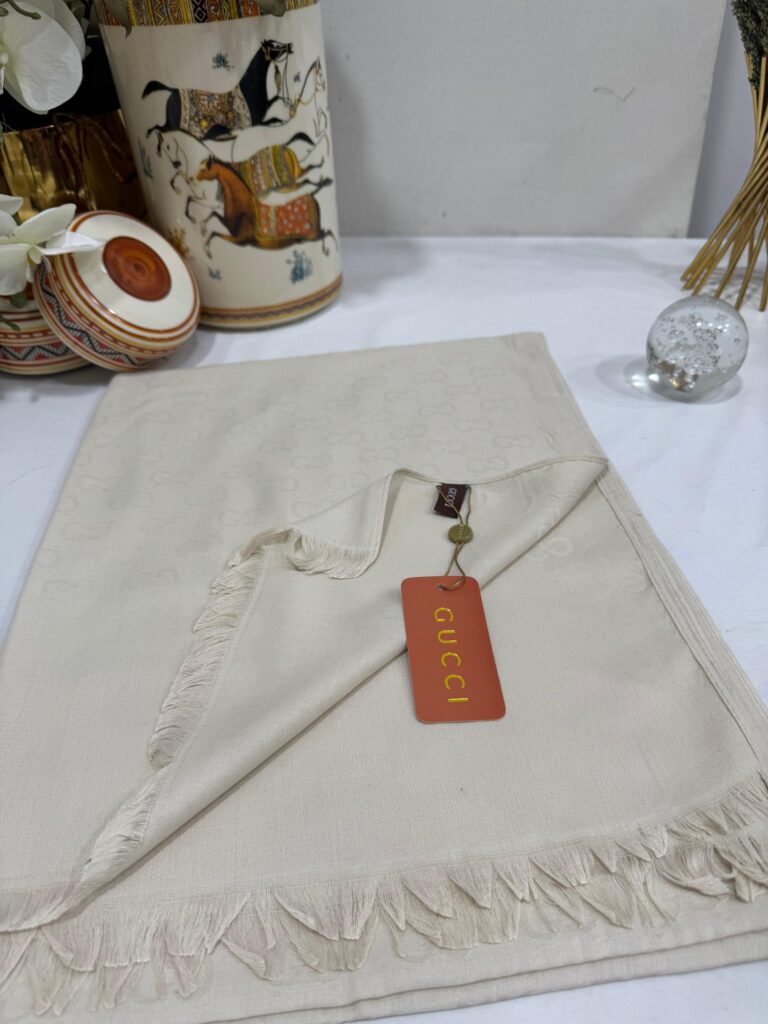 Gucci İthal Pamuk Yün İpek - Krem