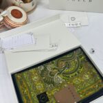 Touch İthal Etnik Desen Yün İpek Şal- 35110 -  Açık Yeşil