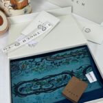 Touch İthal Etnik Desen Pamuk İpek Şal- 99990 - Bebe Mavisi