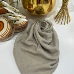 Organic Bambu Eşarp -  Soft Vizon