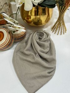 Organic Bambu Eşarp -  Soft Vizon