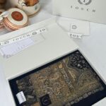 Touch İthal Etnik Desen Pamuk İpek Şal -35330 - Siyah Vizon