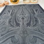 Etro Pamuk İpek Şal -987654 Antrasit Gri