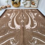 Etro Pamuk İpek Şal -987654 Kahve Ekru