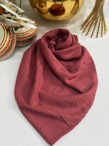 Organic Bambu Eşarp -  Vişne