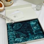 Touch İthal Etnik Desen Yün İpek Şal-  34550 - Fosfor