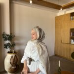 İTHAL A+ Fendi Yün İpek Çift Taraflı Marka Şal 87452 - Bej