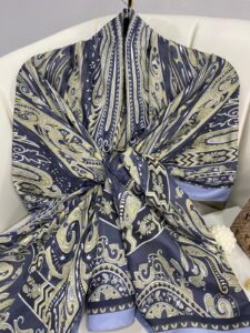 Etro Pamuk İpek Şal 52340 - Antrasit