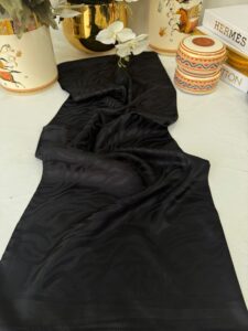 Zebra Desen Pamuk Jakar İpek Şal 23141 - Siyah