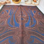 Etro Pamuk İpek Şal -987654 Acı Kahve Lacivert