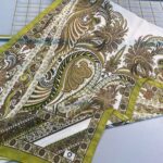 Etro Desen New Pamuk Soft Şal 23012 - Yağ Yeşili