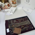 Touch İthal Etnik Desen Pamuk İpek Şal- 99880 - Acı Kahve